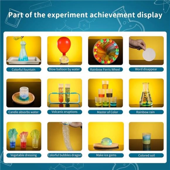 Science Kit with 180+ Science Lab Experiments,DIY STEM Educational Learning Toys - Picture 5 of 6